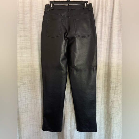 Wilfred Melina 10 Black High Waist Vegan Leather Pant - Picture 3 of 4